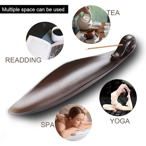 9\" Lång Rökelsehållare med 3 Hål, för Diskar, Meditationsrum, Yoga, Hem, Kontor