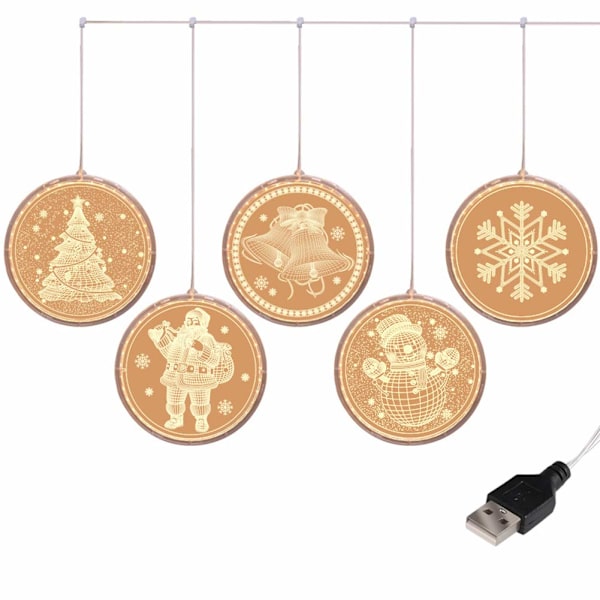 Julbelysning LED-slingor, julgransbelysning