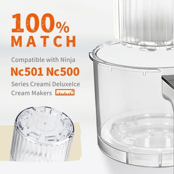 Isform - Ninja - NC501 NC500 - 680 ml - Set med 4 - Läcksäkra lock