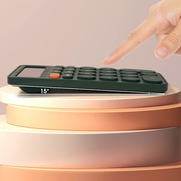 Oranssi Taskulaskuri Toimiston Laskuri Elektroninen Laskuri Kannettava Mini Laskuri Ulkokäyttöön