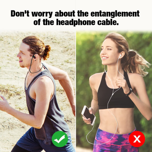 In-Ear Bluetooth hörlurar, IPX4 vattentäta sporthörlurar