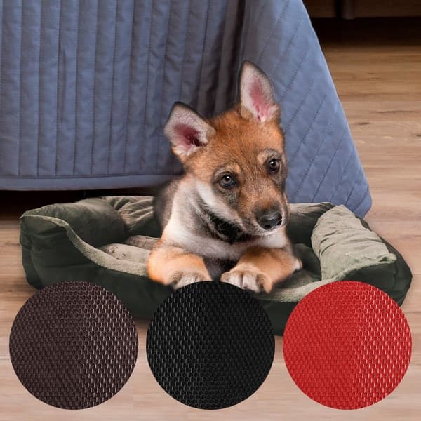 Hundekurv / kattekurv 55 - 80 cm flere farver Rød Red Brown SMALL