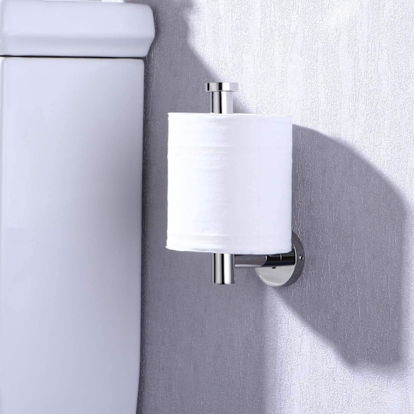 WC-paperiteline seinäkiinnitys kylpyhuoneen paperikudoksen säilytyspidike ruostumattomasta teräksestä moderni tyyli
