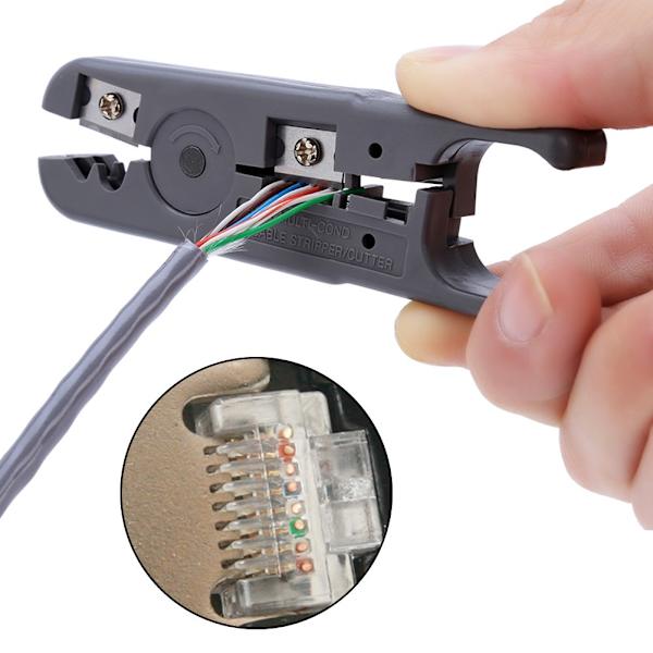 Kabelavstripper, UTP, STP, nettverkskabel datakommunikasjonskabel