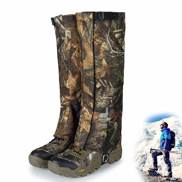 Metsästysjalkasuojat Vedenpitävät Camo Lumikenkäsuojat (L)
