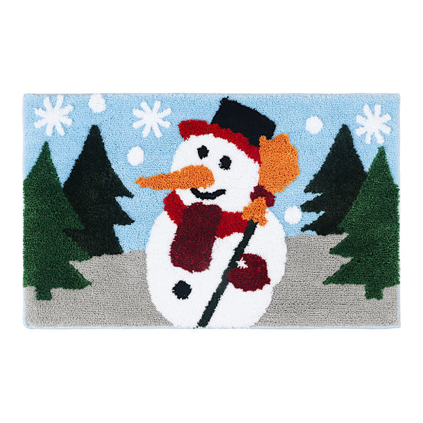 Jul Badrumsmatta (Jul Snögubbe, 17,7\"x25,6\")