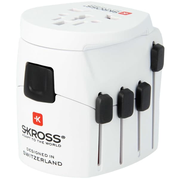 Verdensrejseadapter PRO World Jordforbundet White 185