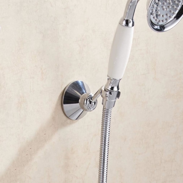 Väggmonterad duschhållare Väggfäste För 360° vridbar handdusch