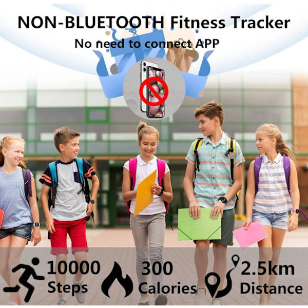Digital aktivitetsur, vandafvisende ikke-Bluetooth