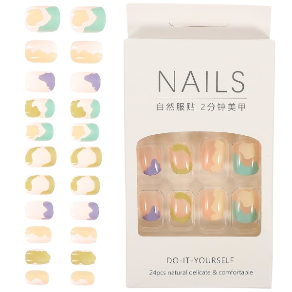 3 Sets of Fake Nails Detachable False Nails Delicate Girl False Nails Stylish False Nails Nail Art Decors