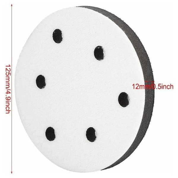 Svamp Interface Pude Blød Buffer Diameter 125mm til Odipie Slibepuder