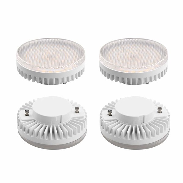 5W Gx53 Super Bright LED-lampa Kallt vitt (4 st, ej dimbar)