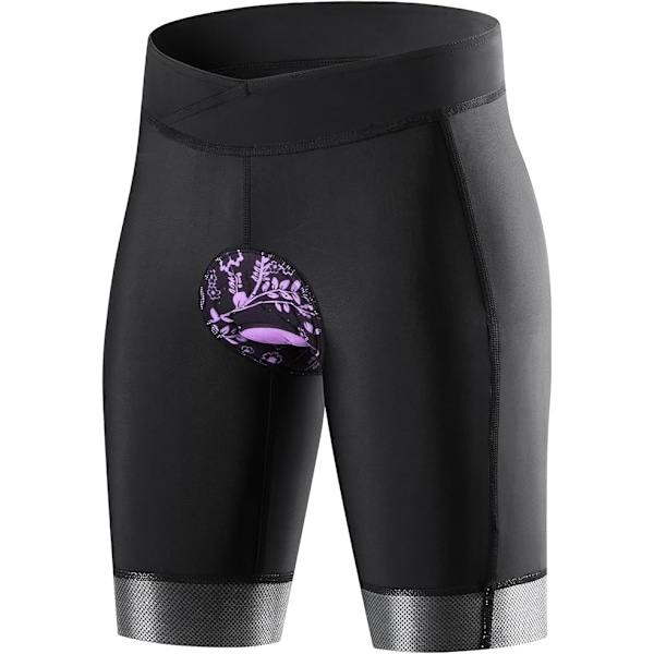 Cykeltights för damer, ventilerande 4D-vadderade cykelshorts med hög midja Subcode L/Eurocode M