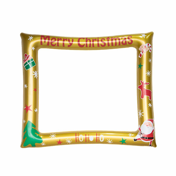 Julfotobås uppblåsbar ram ballong fotobås ram