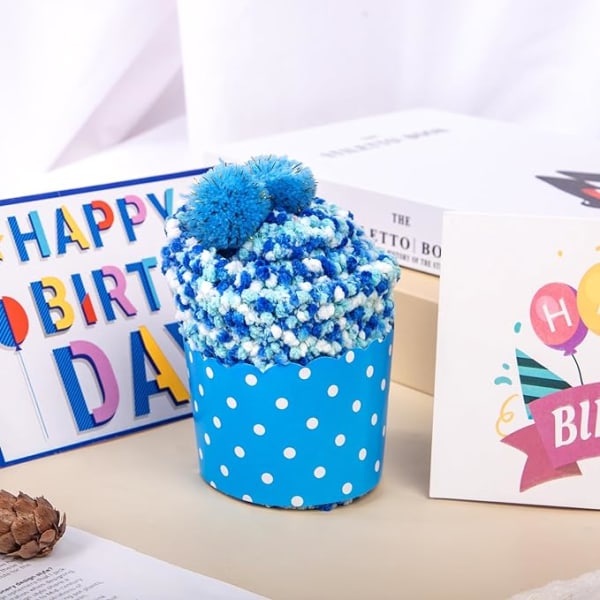 Koselige og myke sokker til kvinner, fluffy gaver til kvinner, vintervarme cupcake-sokker, julegaver, valentinsdag, bursdagsgave