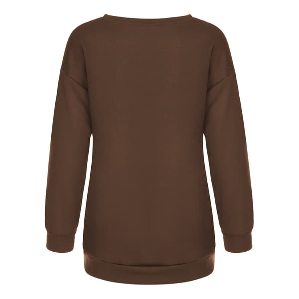 Julesweater til kvinder varm julesweater Coffee Coffee M