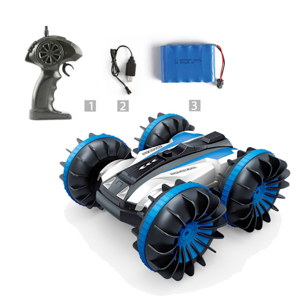 Kauko-ohjattava autovene 4WD 2.4Ghz 1: 16 Punainen