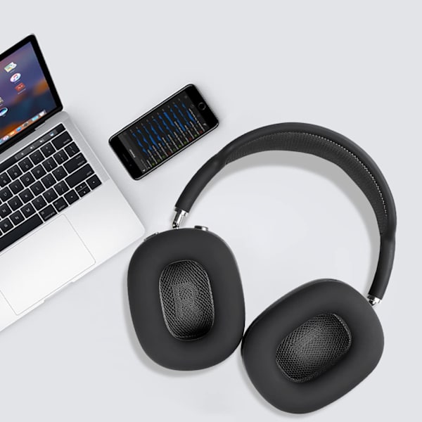 Silikonöronkuddar Skyddsskydd för AirPods Max Hörlurar Kuddar, Svettbeständiga, Lätt Att Tvätta, Robust Hållbarhet