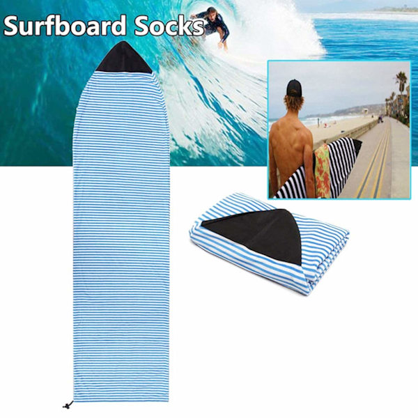Surfboard Sokk Deksel, Hurtigtørkende Surfboard Bag 230X50CM Rosa