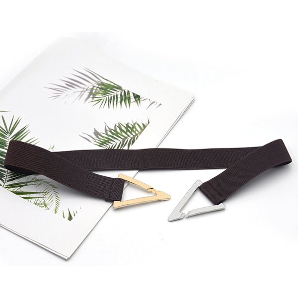 Bälte, brett, elastiskt, mode, stretch, dam, brett spänne, dambälte, collegekostym