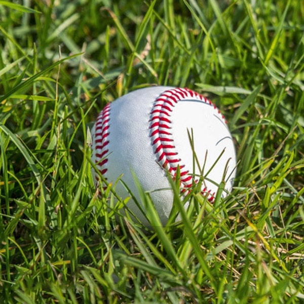 2PCS Vuxen Baseboll Mjukt Läder Sport Träning och Träning Softboll PU Läder Baseboll Sydd T Boll Lämplig för Spel Träning Träning Spel