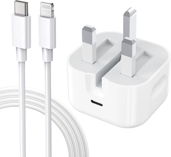 20W iPhone USB-C Hurtiglader Plugg med 1M iPhone USB-C Hurtigladerkabel