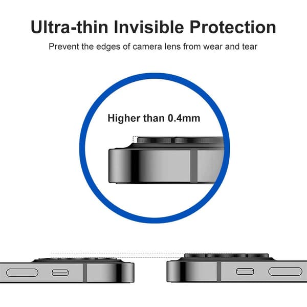 Karkaistu lasinen näytönsuoja iPhone 15 Pro/15 Pro Max -puhelimelle - Musta