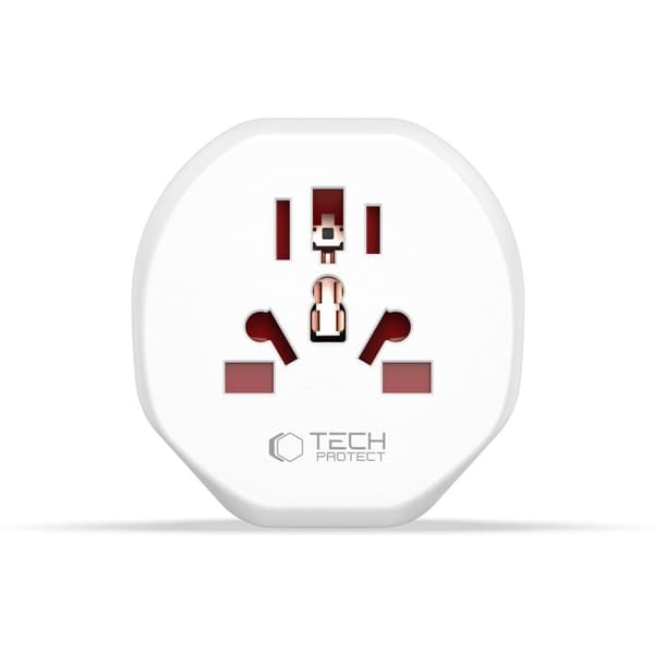 Tech-Protect Universal Reseadapter EU-kontakt Vit 60
