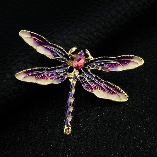 Dragonfly Broche Pin Akryl Fly Insekt Brystnål til Kvinder Tøj Corsage