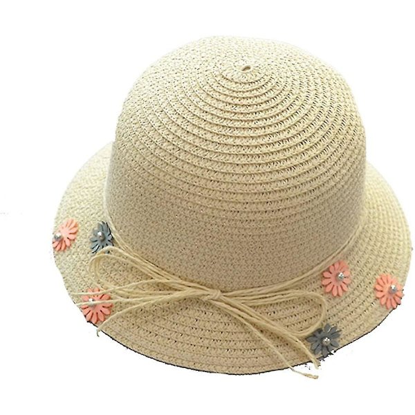 Kesäinen vauvan aurinkolippis, söpö vauvan beige-vauvahattu