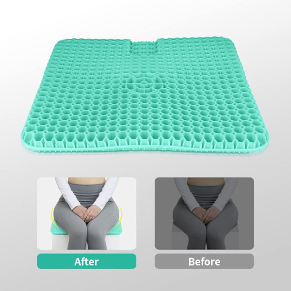 Forstørret versjon av honeycomb gel pute Ergonomisk design Polymer gel for å styrke støtten
