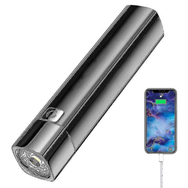 Mini-taskulamppu, USB-ladattavat taskulamput, mobiili virtapankki-taskulamppu