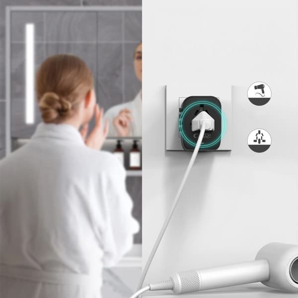 Tech-Protect Reseadapter EU / UK / US / AU Svart 150