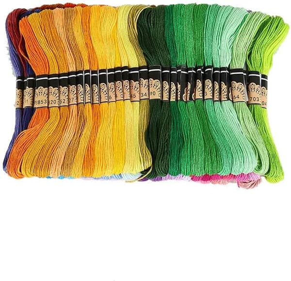 100 farver, dukke broderigarn/mølle garn