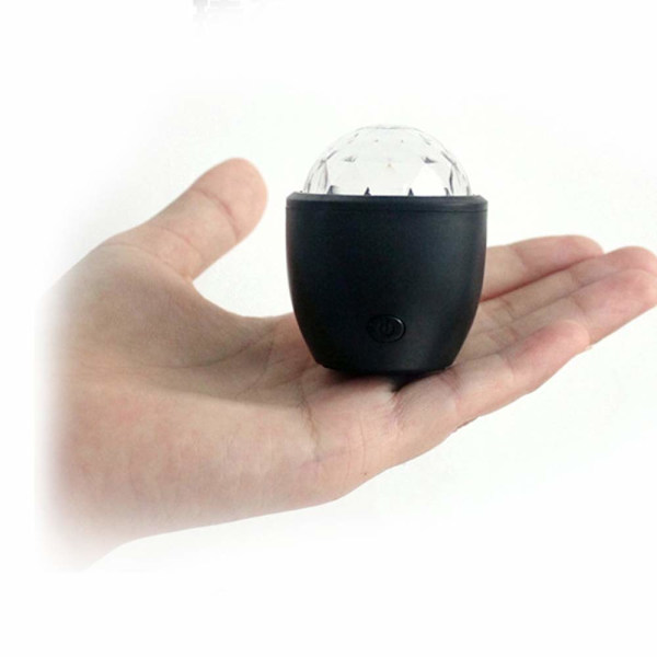 Mini LED-scene lys DJ Disco-kugle lys, roterende LED-lys
