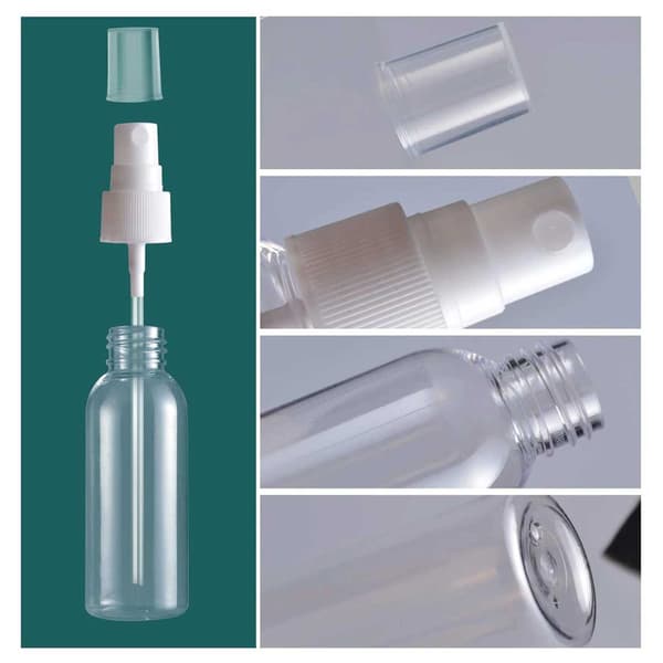 3-pack påfyllningsflaska Refill Spray 60ml - Resekit - Parfymrefill transparent