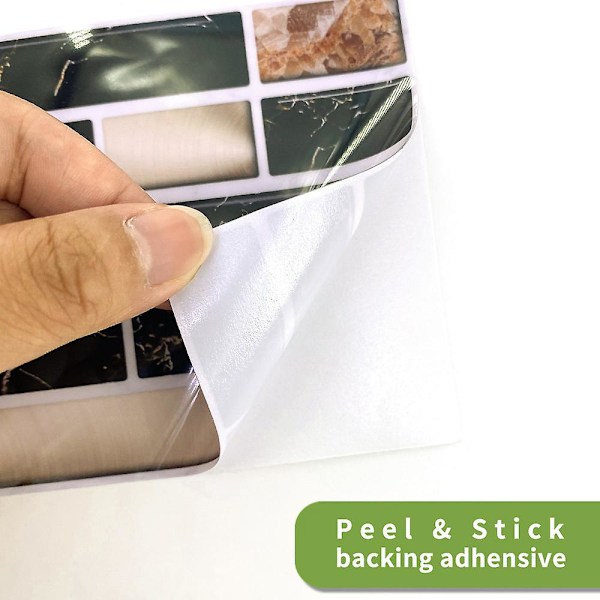 3d-marmorilaattaseinätarra-tapettitarrat kodin keittiön sisustukseen - 9 9pcs