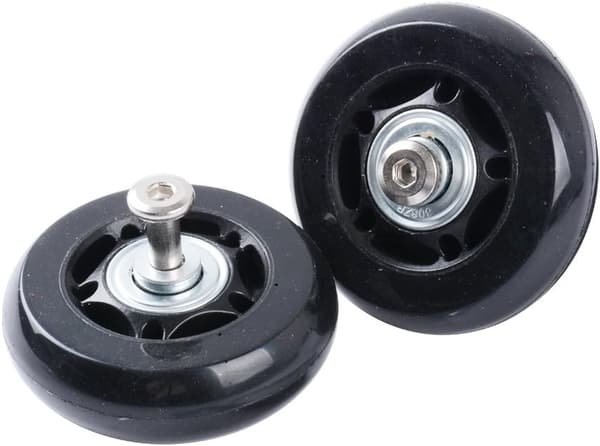 2-pack hjul för resväskor (60*6*18 mm axellängd: 35 mm) reservdelar