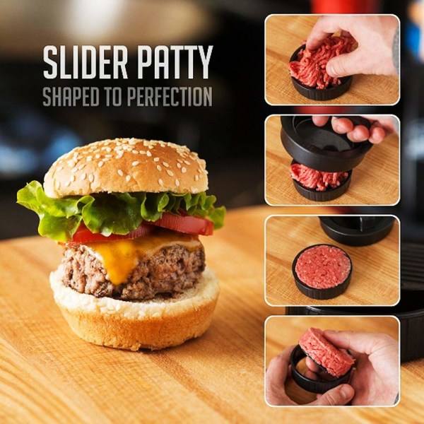 Non-Stick Hamburgerform Kit Bedste køkkenudstyr (Sort)