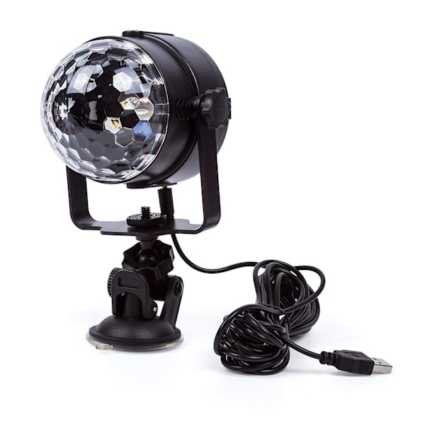 3W Mini LED Lys RGB Krystall Magisk Ball LED 7 Farger Roterende