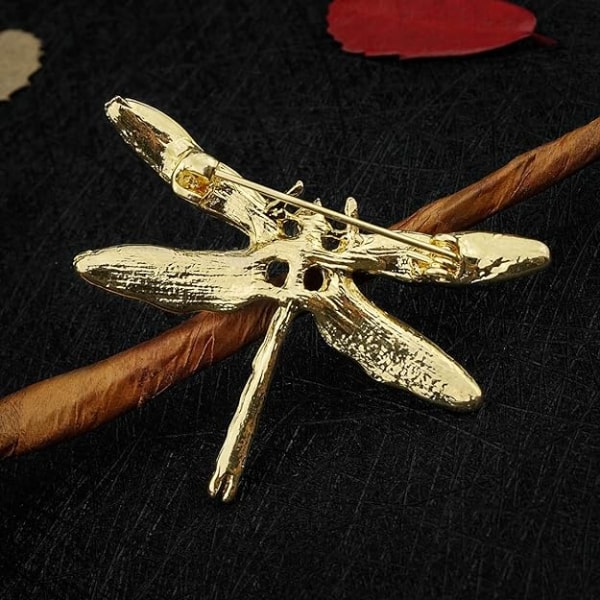 Guldsmed broche pin akryl flue insekt bryst broche til kvinder tøj corsage