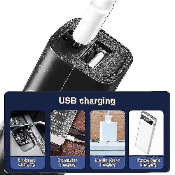 Mini-taskulamppu, USB-ladattavat taskulamput, mobiili virtapankki-taskulamppu