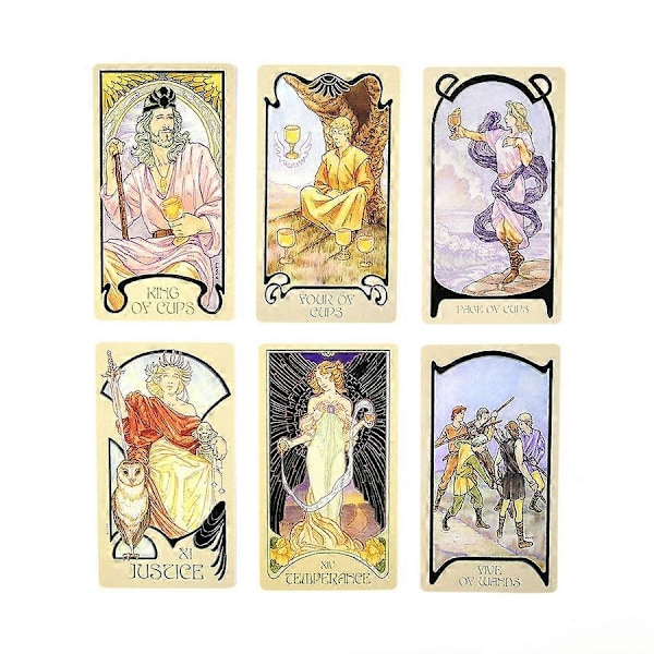 Ethereal Visions: Valaistu Tarot-korttipakka