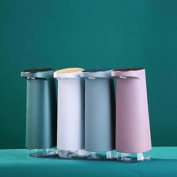 Automatisk sæbedispenser Genopladelig skumsæbedispenser til kontor, skole, sort Black Foam