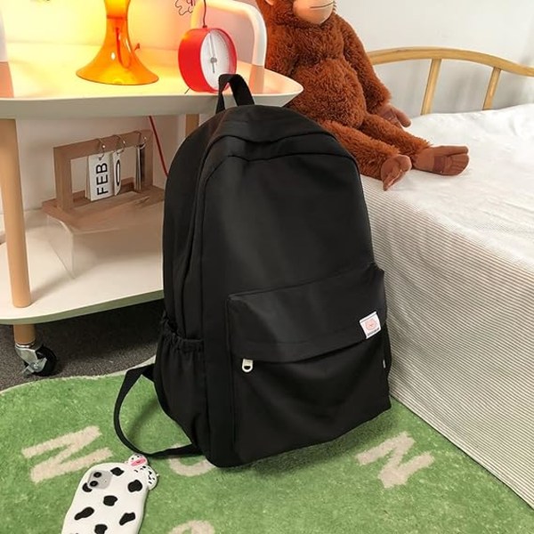 Skole tasker til teenage piger Rygsække (Sort)