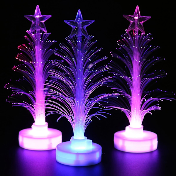 1 stk LED juletre nattlys flerfarget
