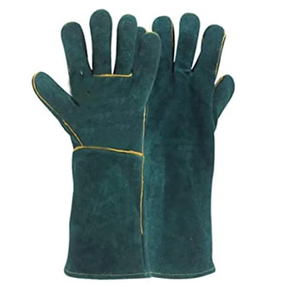 Kæledyrs bidesikre handsker, fuldt foret, lange rivefaste anti-bide handsker, 14\"