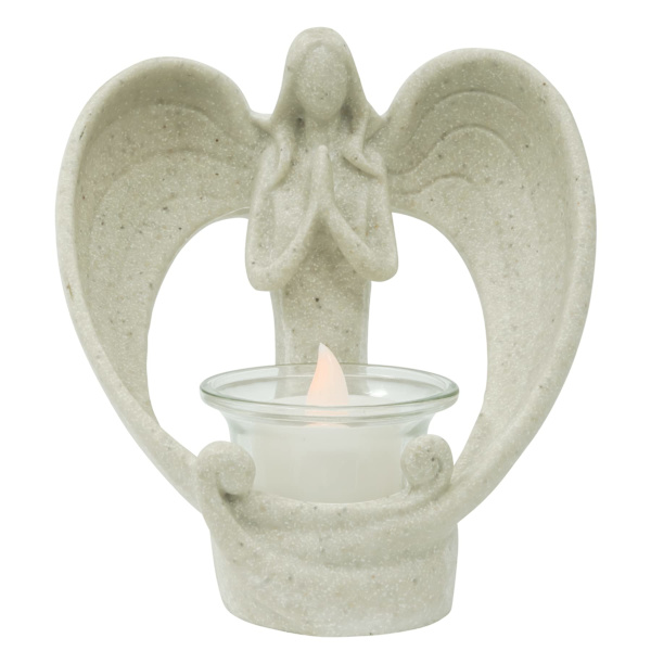 Englefigurer Tealight Lysestage