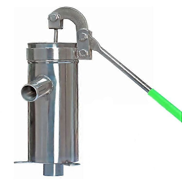 Manuell brunnspump, vattenpump i rostfritt stål, effektiv handpump för djup brunn för hem och trädgård