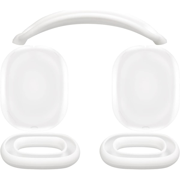 Skyddssats för AirPods Max, cover + TPU- case + cover i silikon, svettsäkert tillbehör, lätttvättbart, anti-scratch